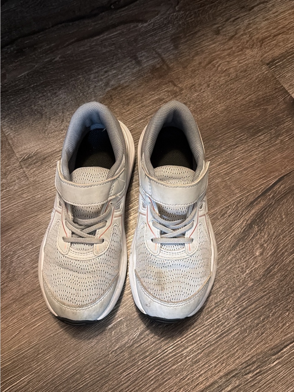 Asics Kids Sneakers in Light Gray and White